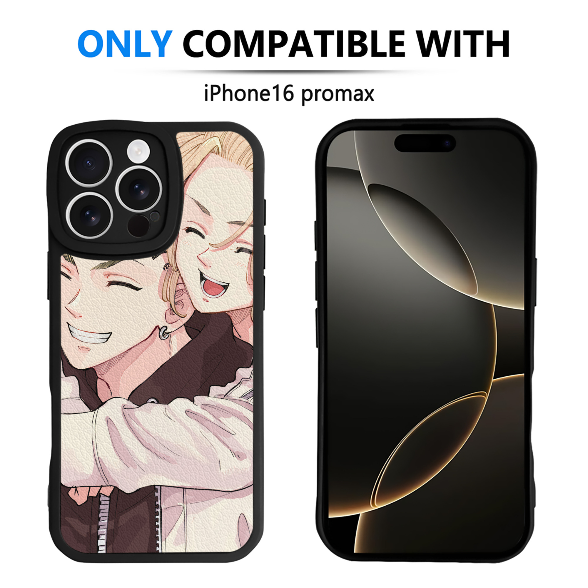 （画像用） 東京リベンジャーズ Tokyo Revengers 【iPhone 16シリーズ対応】シリコンスマホケース（レザー調） 材質：シリコン